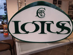 1986 Lotus official dealership illuminated sign