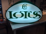 1986 Lotus official dealership illuminated sign