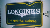 1980s Longines official dealer double side illuminated sign