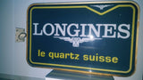 1980s Longines official dealer double side illuminated sign