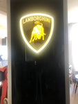 2000's Lamborghini official dealer illuminated double Tower side sign