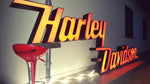 2000s Harley Davidson official dealership illuminated sign