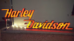 2000s Harley Davidson official dealership illuminated sign