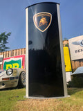 2000's Lamborghini official dealer illuminated double Tower side sign