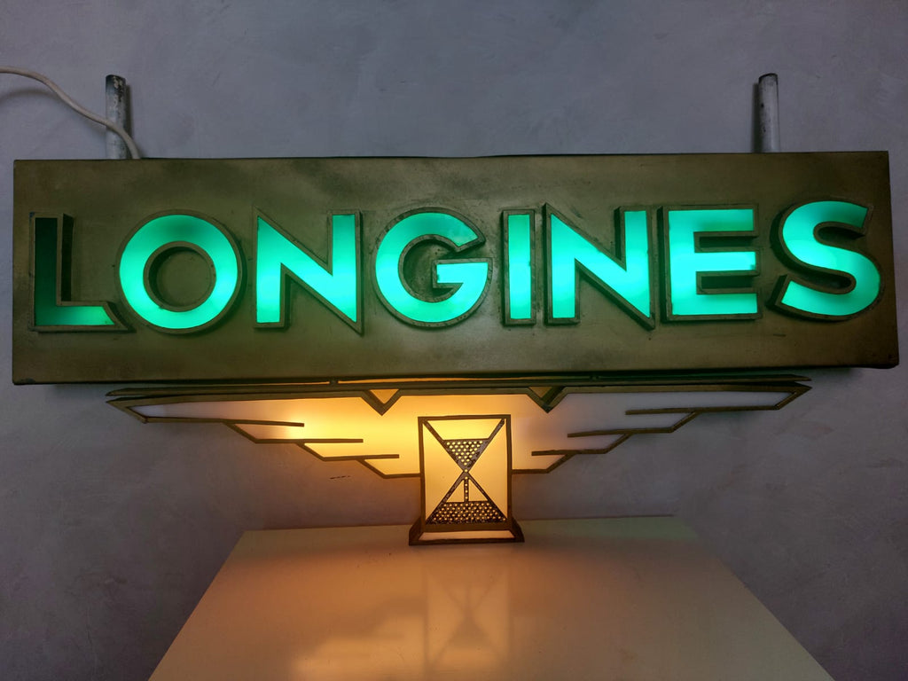 Longines Sign 1965 Longines official dealer illuminated double side sign – The Sign ...