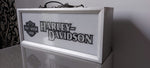 1980s Harley Davidson official dealership illuminated sign