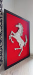 Original Ferrari factory Prancing horse framed