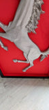 Original Ferrari factory Prancing horse framed