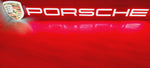 2000s Porsche official dealership LARGE illuminated sign with Porsche shield