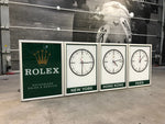 1990s Rolex World Clock official dealer illuminated sign