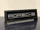 1980s Porsche dealership vintage illuminated sign