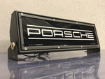 1980s Porsche dealership vintage illuminated sign