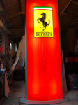 2000's Ferrari official dealer double Very High side illuminated Totem sign