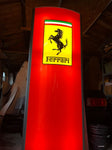 2000's Ferrari official dealer double Very High side illuminated Totem sign