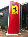 2000's Ferrari official dealer double Very High side illuminated Totem sign