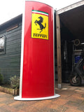 2000's Ferrari official dealer double Very High side illuminated Totem sign