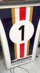 1982 Official dealer Porsche 1 Rothmans illuminated sign