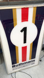 1982 Official dealer Porsche 1 Rothmans illuminated sign