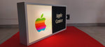 2000s Apple official dealer center illuminated double side sign