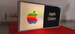 2000s Apple official dealer center illuminated double side sign