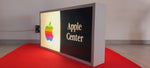 2000s Apple official dealer center illuminated double side sign