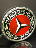 1990s Mercedes-Benz official dealer double side illuminated sign