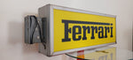 1980s Ferrari official dealer illuminated double side neon sign