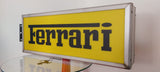 1980s Ferrari official dealer illuminated double side neon sign