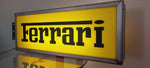 1980s Ferrari official dealer illuminated double side neon sign