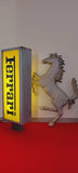 1980s Ferrari official dealer illuminated double side neon sign