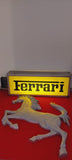 1980s Ferrari official dealer illuminated double side neon sign