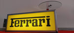 1980s Ferrari official dealer illuminated double side neon sign