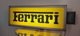 1980s Ferrari official dealer illuminated double side neon sign