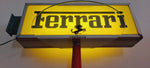 1980s Ferrari official dealer illuminated double side neon sign