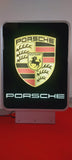 2000s Porsche dealership double face illuminated sign