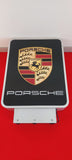 2000s Porsche dealership double face illuminated sign