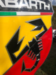 2000s Extremely rare and Huge Abarth official dealership sign