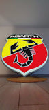 2000s Extremely rare and Huge Abarth official dealership sign