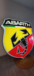 2000s Extremely rare and Huge Abarth official dealership sign