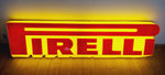 1980s Pirelli official dealer vintage illuminated Very Long sign