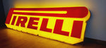 1980s Pirelli official dealer vintage illuminated Very Long sign