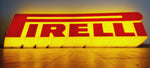 1980s Pirelli official dealer vintage illuminated Very Long sign