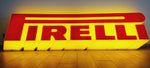 1980s Pirelli official dealer vintage illuminated Very Long sign