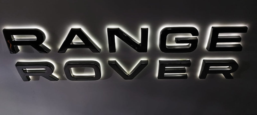 2000s Range Rover Large official dealership illuminated sign – The Sign ...