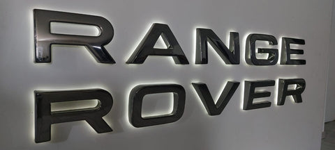 2000s Range Rover Large official dealership illuminated sign – The Sign ...