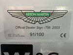 2003 Aston Martin Official dealer illuminated wing sign limited edition