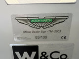 2003 Aston Martin Official dealer illuminated wing sign limited edition