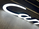 2000 Porsche Carrera official dealership illuminated sign