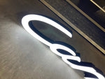 2000 Porsche Carrera official dealership illuminated sign