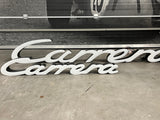 2000 Porsche Carrera official dealership illuminated sign